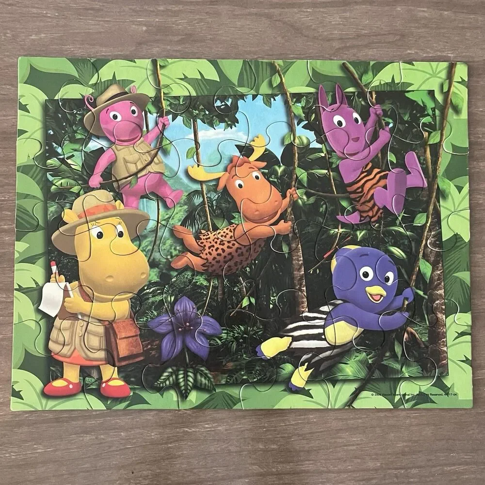 Vintage 2005 The Backyardigans Jigsaw Puzzle 24 pc Nick Jr  Nickelodeon Complete